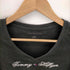 トミーヒルフィガー TOMMY HILFIGER Y2K Vネック ラインストーンTシャツ レディース S/P