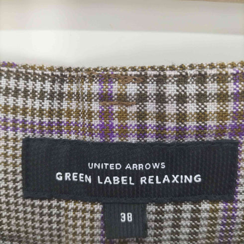 グリーンレーベルリラクシング GREEN LABEL RELAXING FM R/W オックス ワイド パンツ レディース 38