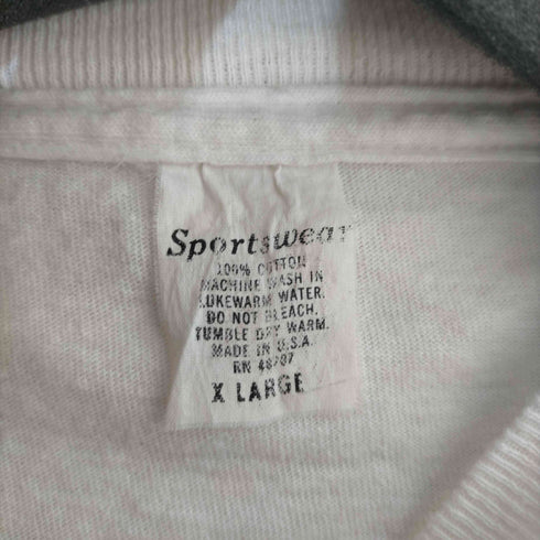 スポーツウエア Sportswear USA製 シングルステッチ 両面プリント バンドツアーTシャツ メンズ JPN:XL