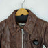 ショット Schott 70S USA製 マルチポケットシングルライダースジャケット ライナー付き チェーンストラップジップ レディース 12