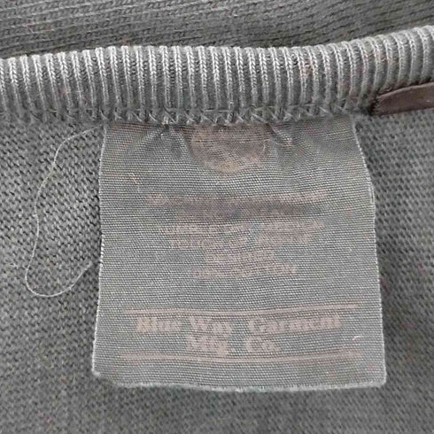 ブルーウェイ blueway インディゴカットソー メンズ JPN:M