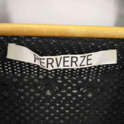 パーバーズ PERVERZE 20SS patch knit top レディース FREE