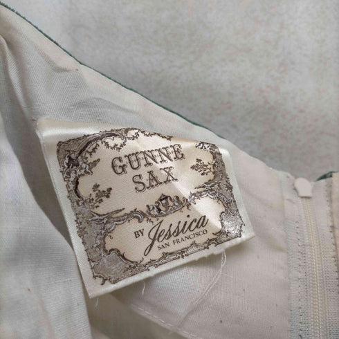 ガニーサックス GUNNE SAX 70s ベロアデザインミニドレス レディース