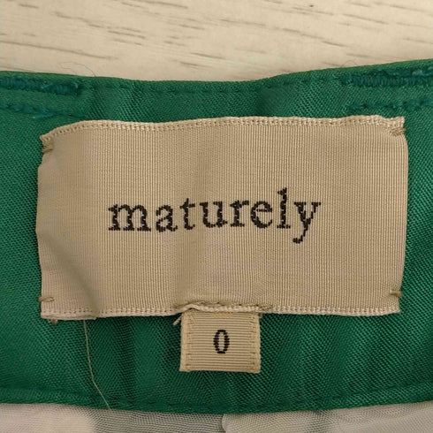 マチュアリー maturely Side Stripe Slacks レディース 0