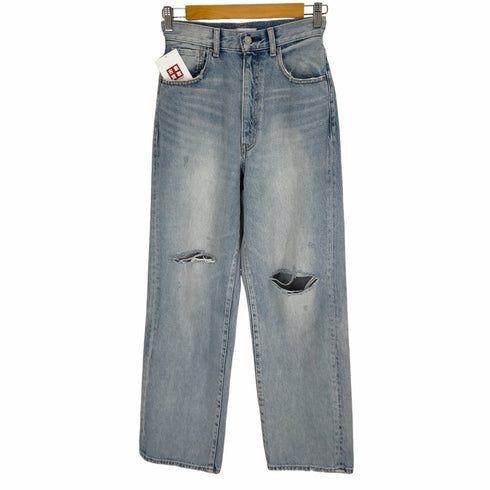マウジー moussy HW CRASH LOOSE STRAIGHT レディース US:26-27