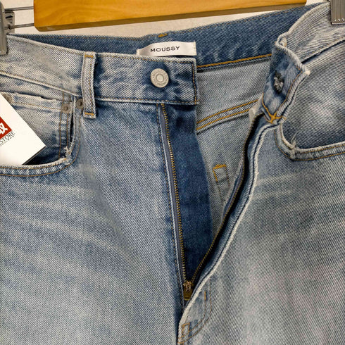 マウジー moussy HW CRASH LOOSE STRAIGHT レディース US:26-27
