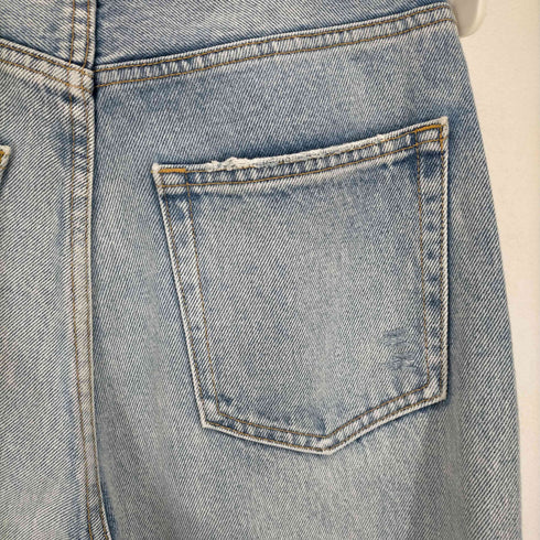 マウジー moussy HW CRASH LOOSE STRAIGHT レディース US:26-27