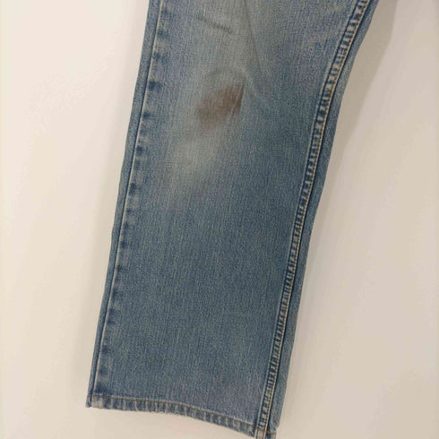 リーバイス Levis 96年製 フィリピン製 512-0217 縦落ち 紺カン ストレートデニムパンツ メンズ 32×34