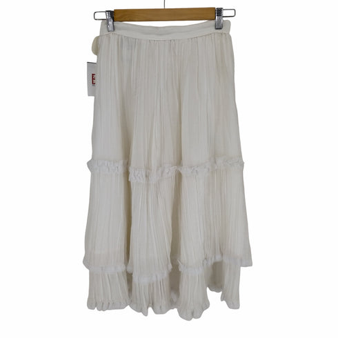 ジェシカガニーズ JESSICA GUNNIES 70s MADE IN USA プリーツ フリルデザインスカート レディース 9