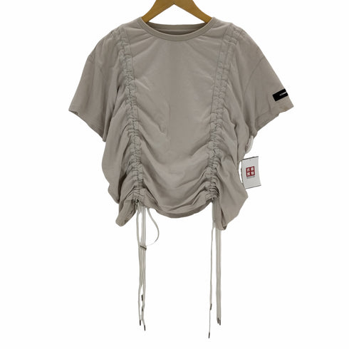シュウオムフェム SYU. HOMME/FEMM ギャザーTシャツ レディース 2
