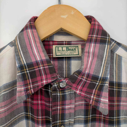 エルエルビーン L.L.Bean USA製 長袖フランネルシャツ メンズ