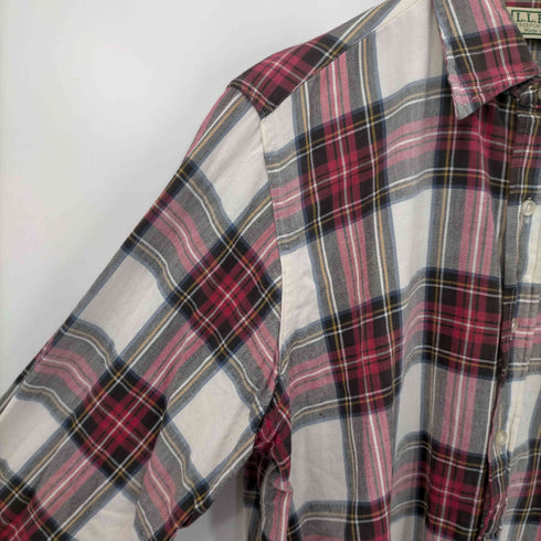 エルエルビーン L.L.Bean USA製 長袖フランネルシャツ メンズ