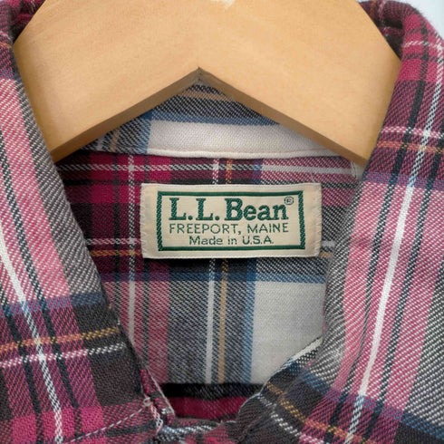 エルエルビーン L.L.Bean USA製 長袖フランネルシャツ メンズ