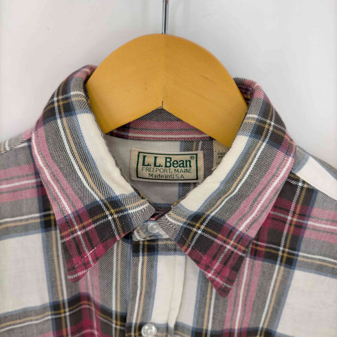エルエルビーン L.L.Bean USA製 長袖フランネルシャツ メンズ