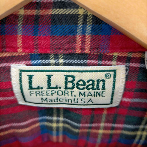 エルエルビーン L.L.Bean USA製 長袖フランネルシャツ メンズ