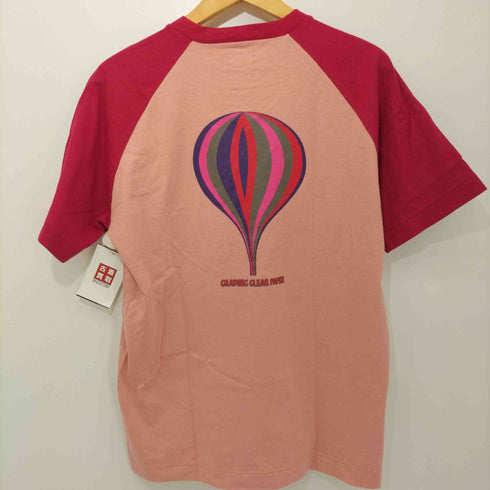 タケオキクチ TAKEO KIKUCHI 90~2000s Y2K シングルステッチ 両面プリント ラグランスリーブTシャツ メンズ JPN:L