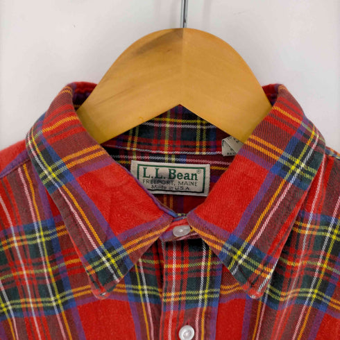 エルエルビーン L.L.Bean USA製 長袖フランネルシャツ メンズ