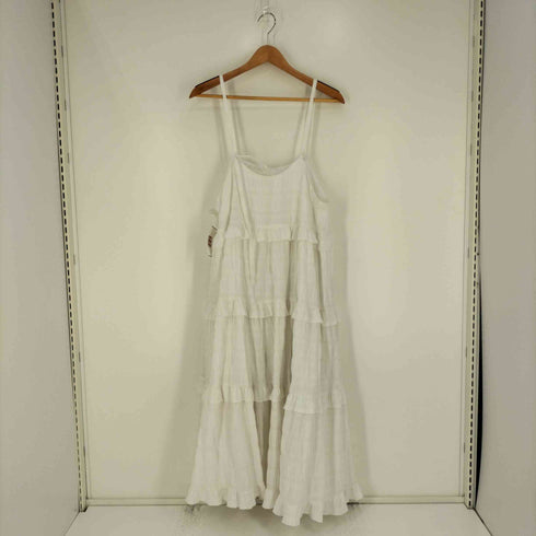 アリーバイダブルクローゼット Alley w closet フリルティアードキャミワンピース レディース