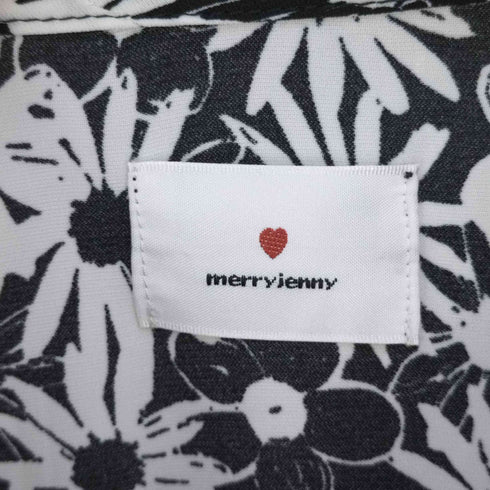 メリージェニー merry jenny 2トーンフラワーシャツワンピース レディース FREE
