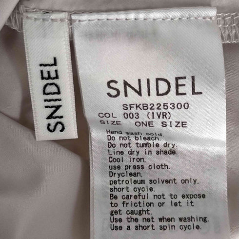 スナイデル snidel 22SS ウエストビット ロングスカート レディース ONE SIZE