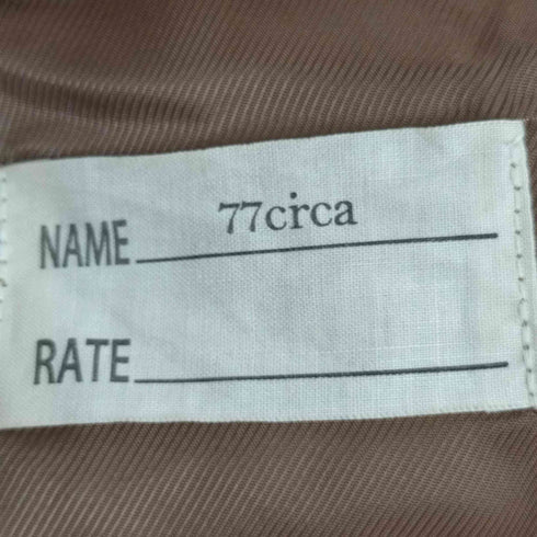 ナナナナサーカ 77circa リメイク 再構築 レオパード フェイクファー ベスト レディース