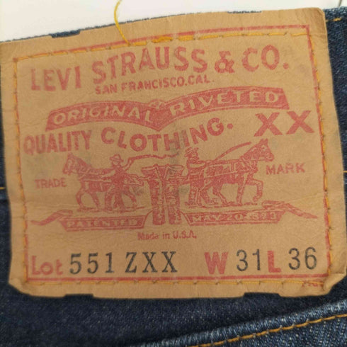 リーバイス Levis 551-0006 551ZXX 英国製 メンズ 31/36