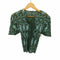 プリーツプリーズイッセイミヤケ PLEATS PLEASE ISSEY MIYAKE 2000SS 花柄 フラワープリント メッシュ ショートスリーブ プリーツシャツ レディース JPN:3