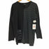 ニーア クロージング NieR CLOTHING ハーフ ストライプ フロント プリント ドッキング L/S Tシャツ メンズ FREE