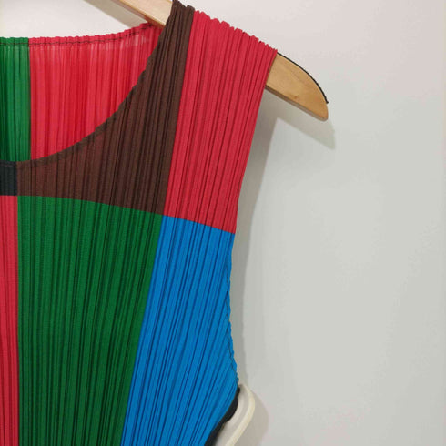 プリーツプリーズイッセイミヤケ PLEATS PLEASE ISSEY MIYAKE 2001AW マルチカラー プリーツカットソー レディース JPN:4