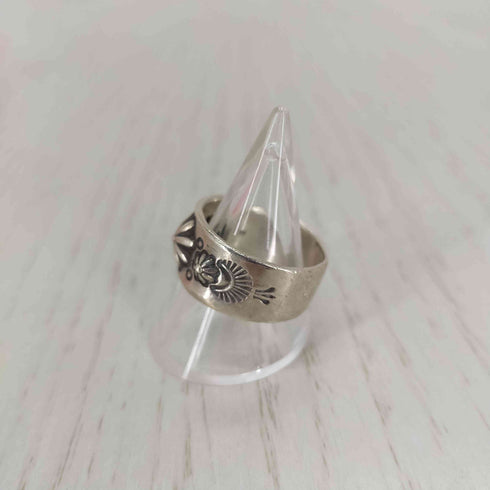 SILVER刻印 インディアンジュエリー シルバーリング メンズ 20号
