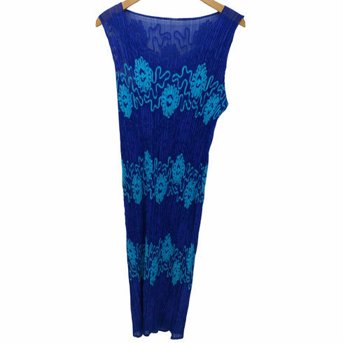プリーツプリーズイッセイミヤケ PLEATS PLEASE ISSEY MIYAKE 2000SS 花柄 フラワープリント メッシュ ノースリーブ プリーツワンピース レディース 5