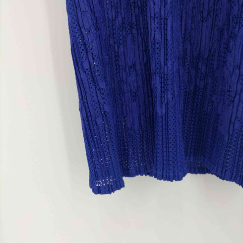 プリーツプリーズイッセイミヤケ PLEATS PLEASE ISSEY MIYAKE 2000SS 花柄 フラワープリント メッシュ ノースリーブ プリーツワンピース レディース 5