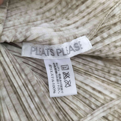 プリーツプリーズイッセイミヤケ PLEATS PLEASE ISSEY MIYAKE 2006 転写プリーツ フリンジストール レディース