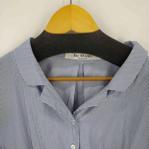 レイビームス Ray BEAMS オープンカラー シャツ ワンピース レディース 0