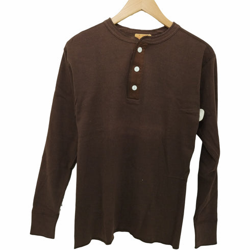 ヘルスニット Healthknit ヘンリーネックL/S TEE ロングスリーブTシャツ メンズ M