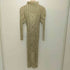 プリーツプリーズイッセイミヤケ PLEATS PLEASE ISSEY MIYAKE 2006AW 転写 ハイネック プリーツロングワンピース レディース JPN:2