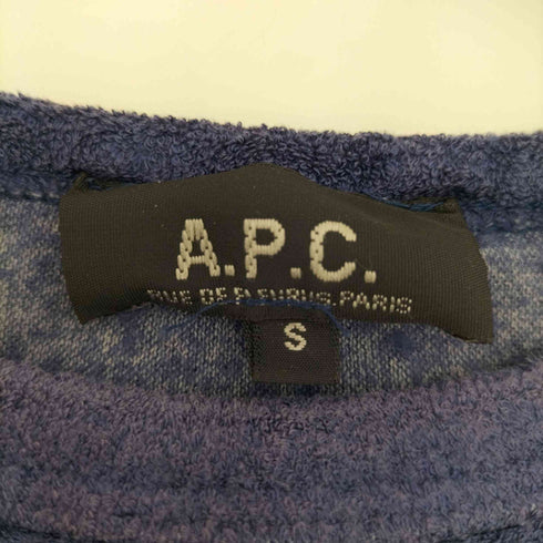 アーペーセー A.P.C. パイル地 半袖Tシャツ S/S TEE メンズ S