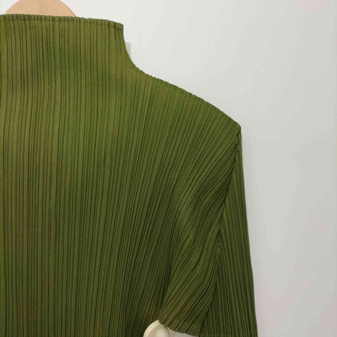 プリーツプリーズイッセイミヤケ PLEATS PLEASE ISSEY MIYAKE 1998 定番 ハイネック プリーツロングスリーブカットソー レディース JPN:3