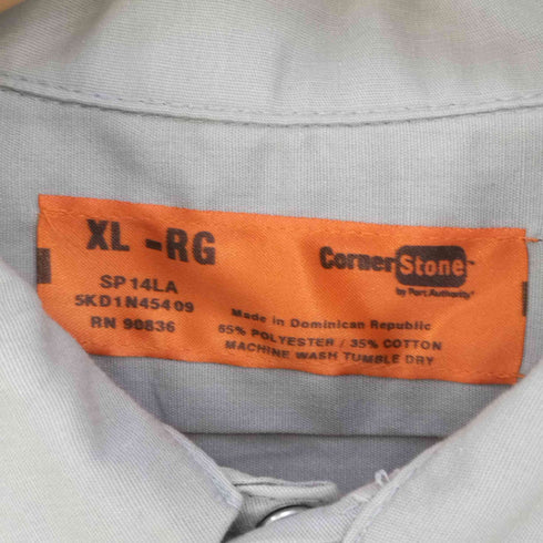 レッドキャップ RED CAP Regent Long Sleeve Work Shirt リージェントロングスリーブワークシャツ メンズ import:XL