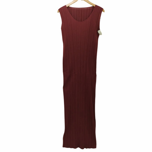 プリーツプリーズイッセイミヤケ PLEATS PLEASE ISSEY MIYAKE 1999AW ノースリーブ プリーツロングワンピース レディース JPN:4