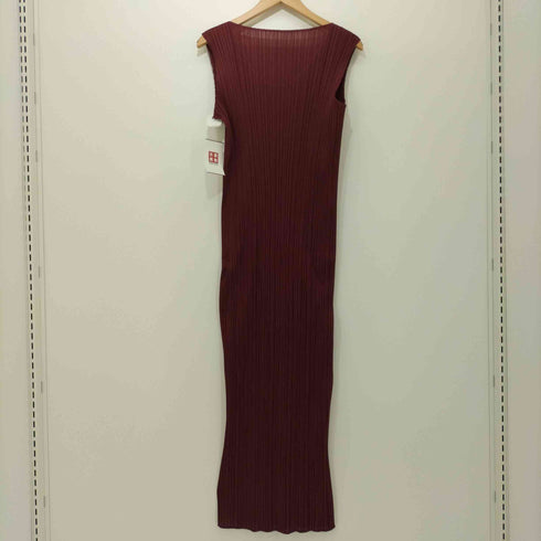 プリーツプリーズイッセイミヤケ PLEATS PLEASE ISSEY MIYAKE 1999AW ノースリーブ プリーツロングワンピース レディース JPN:4