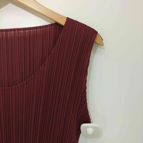 プリーツプリーズイッセイミヤケ PLEATS PLEASE ISSEY MIYAKE 1999AW ノースリーブ プリーツロングワンピース レディース JPN:4