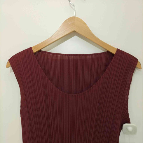 プリーツプリーズイッセイミヤケ PLEATS PLEASE ISSEY MIYAKE 1999AW ノースリーブ プリーツロングワンピース レディース JPN:4