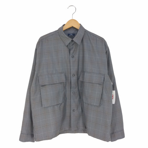 アイテムズ アーバンリサーチ ITEMS URBAN RESEARCH 先染めチェック CPOジャケット メンズ JPN:L
