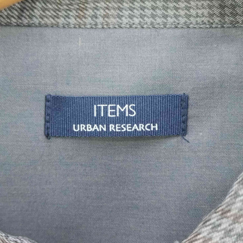 アイテムズ アーバンリサーチ ITEMS URBAN RESEARCH 先染めチェック CPOジャケット メンズ JPN:L