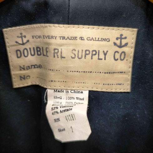 ダブルアールエル ラルフローレン RRL RALPH LAUREN U.S.NAVY 13スター 10ボタン メルトン Pコート メンズ JPN:2