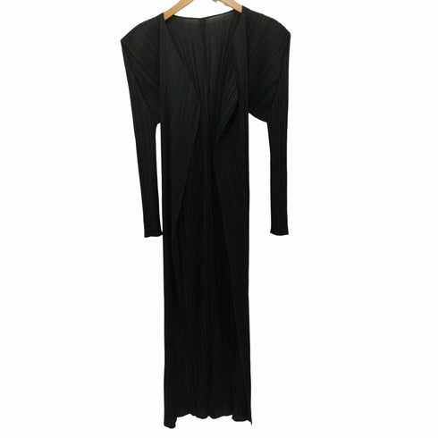 プリーツプリーズイッセイミヤケ PLEATS PLEASE ISSEY MIYAKE 2000AW プリーツロングカーディガン レディース JPN:4 4