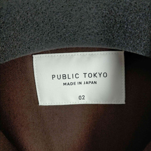 パブリックトウキョウ PUBLIC TOKYO ウールツイルルーズシャツ メンズ JPN:2