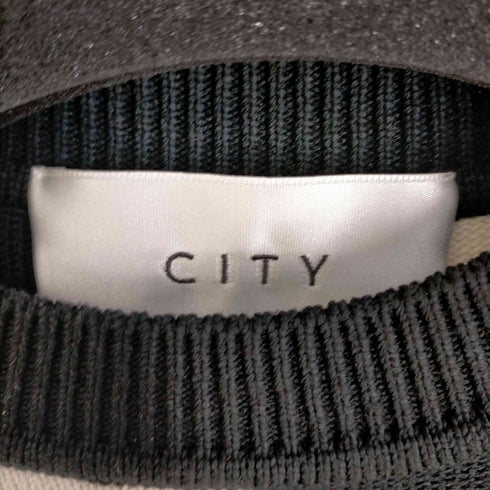 シティー CITY ブロックチェックニット メンズ JPN:1