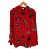 フメイ JESSICA HOLBROOK 00S シルクシャツ シューズ柄 レディース JPN:S